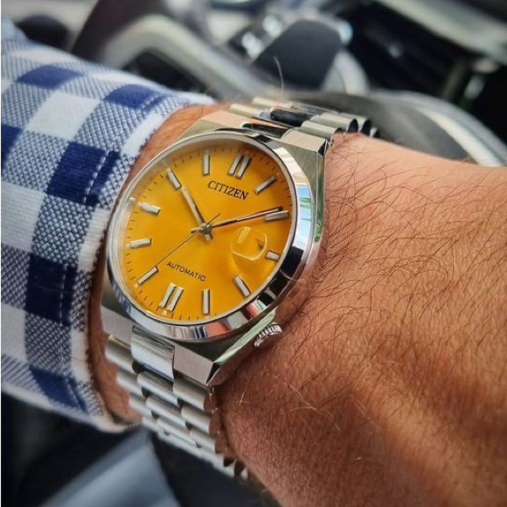 Citizen Tsuyosa automatic watch (yellow dial) NJ0150-81z